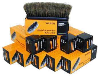 Lot de 10 brosses Vorwerk à poils courts