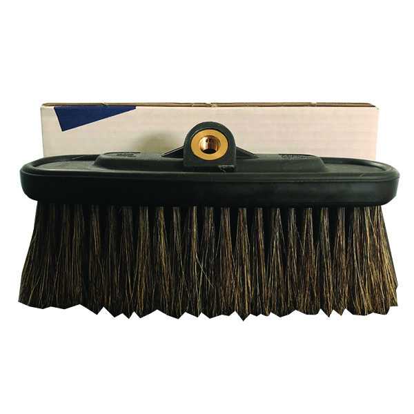 Lot de 5 brosses à poils courts naturels avec support PVC 1/4F