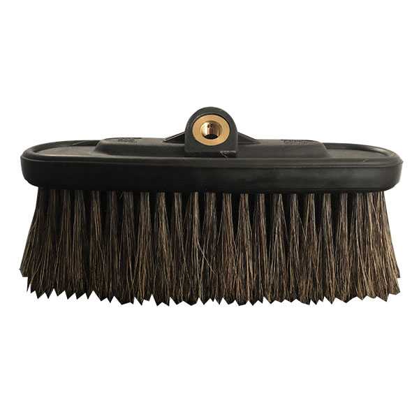 Lot de 5 brosses à poils courts naturels avec support PVC 1/4F