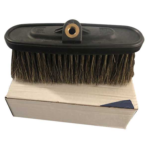 Lot de 5 brosses à poils longs naturels avec support en PVC 1/4